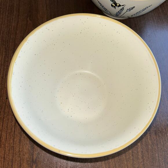 Spectrum Designz Bee Floral Lavender Garden Bowl Set for Cereal Salad - Picture 5 of 14